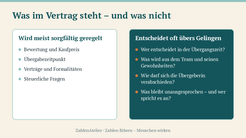 Illustration zum Artikel „Übergabe der Ordination: Warum der menschliche Teil über das Gelingen entscheidet“