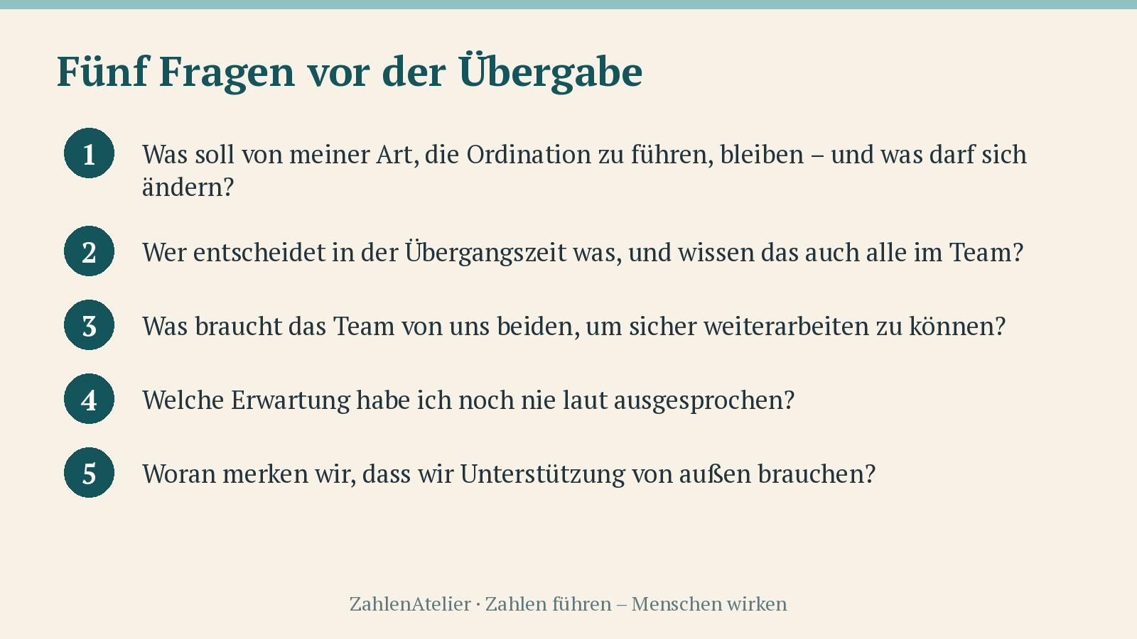 Illustration zum Artikel „Übergabe der Ordination: Warum der menschliche Teil über das Gelingen entscheidet“