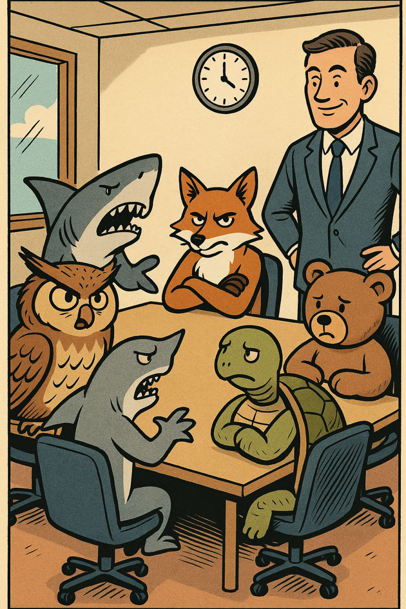 Illustration zum Artikel „Konflikte im Team? So erkennen und nutzen Sie die fünf Konflikttypen“