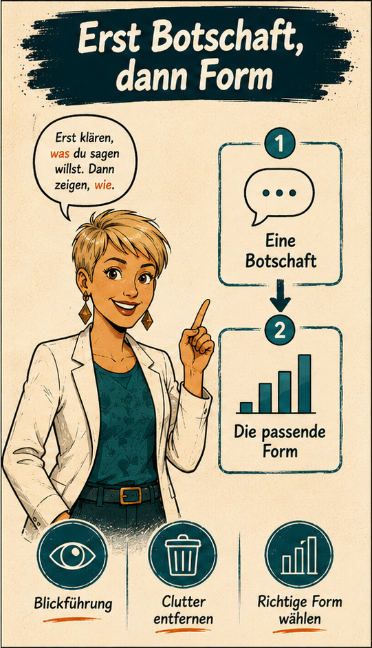 Illustration zum Artikel „Warum die richtige Zahl im falschen Diagramm trotzdem missverstanden wird“