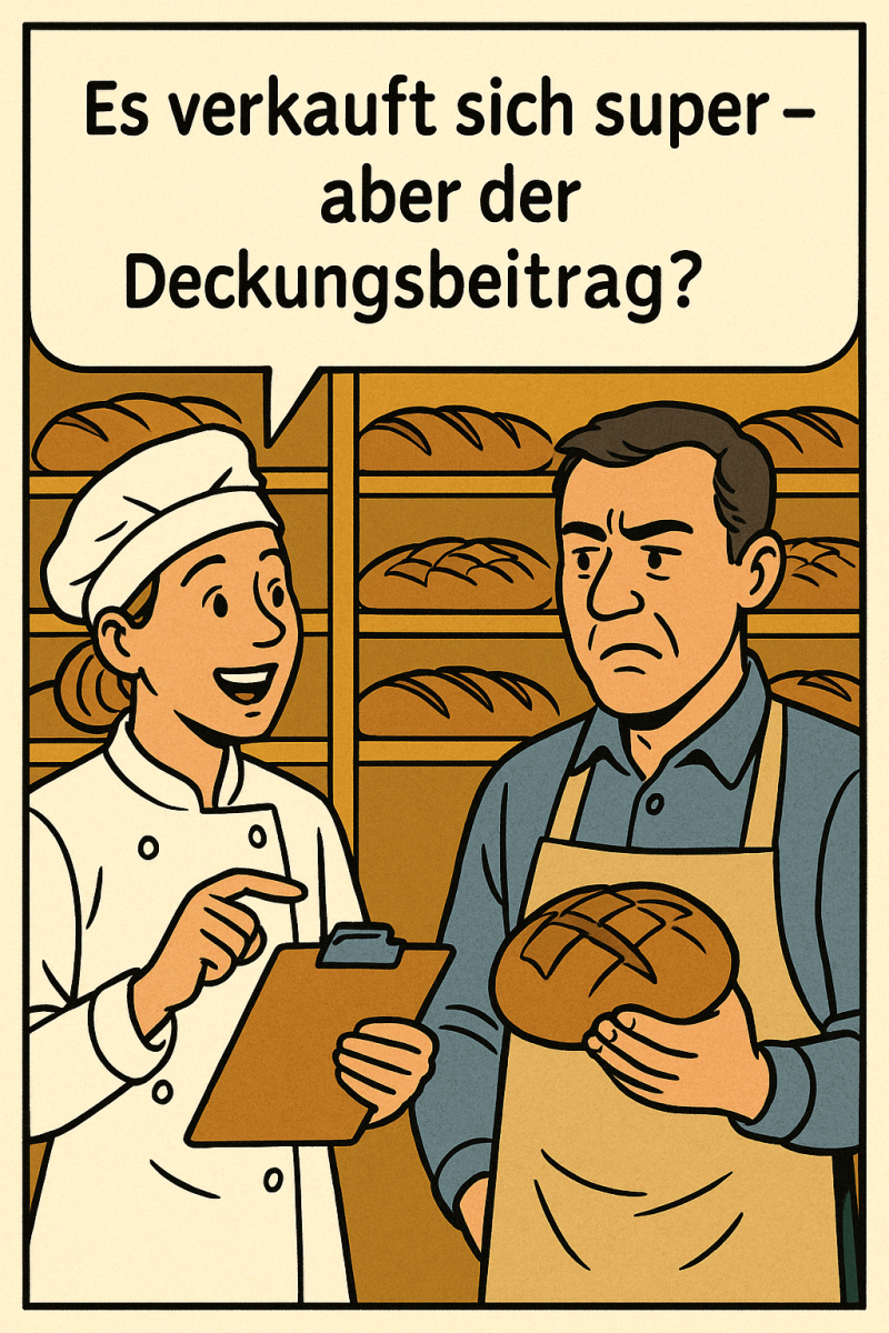 Illustration zum Artikel „Deckungsbeitrag – Der König unter den Steuerungskennzahlen“