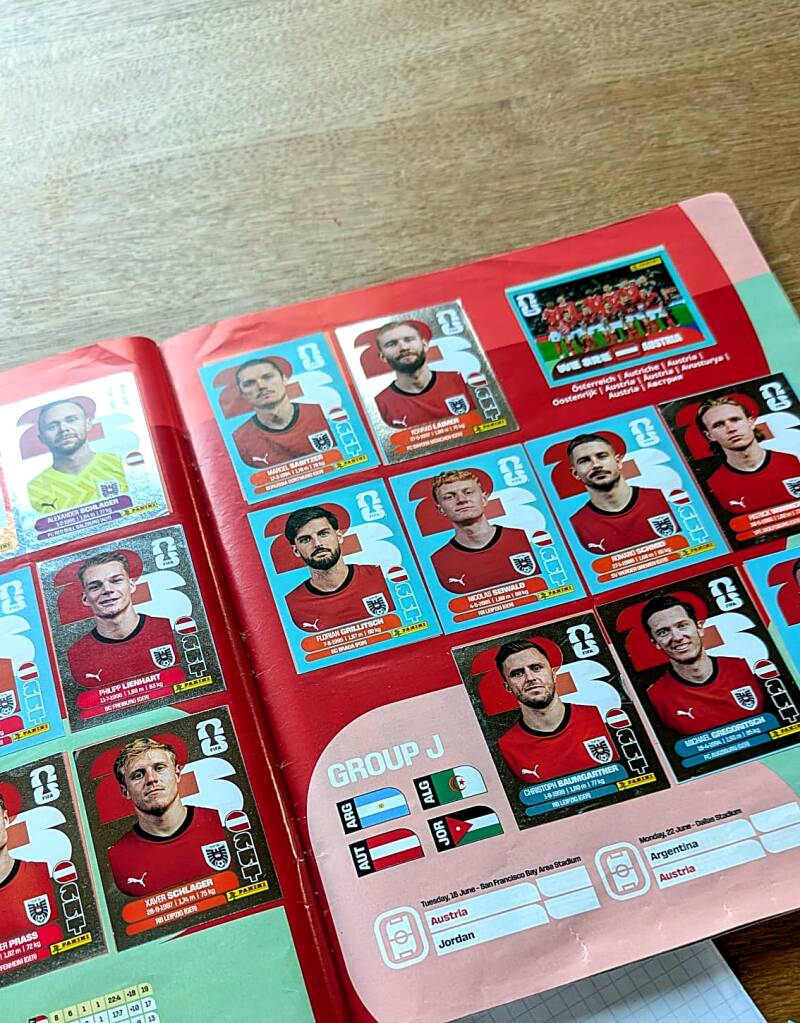 Illustration zum Artikel „Was die Fußball-WM über Projektmanagement lehrt – erklärt am Panini-Album“