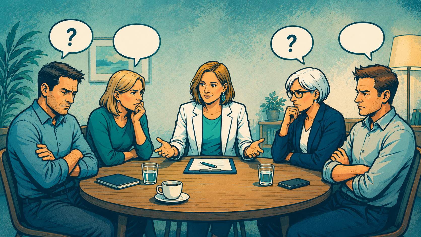Illustration zum Artikel „Mediation hat ein Imageproblem.“