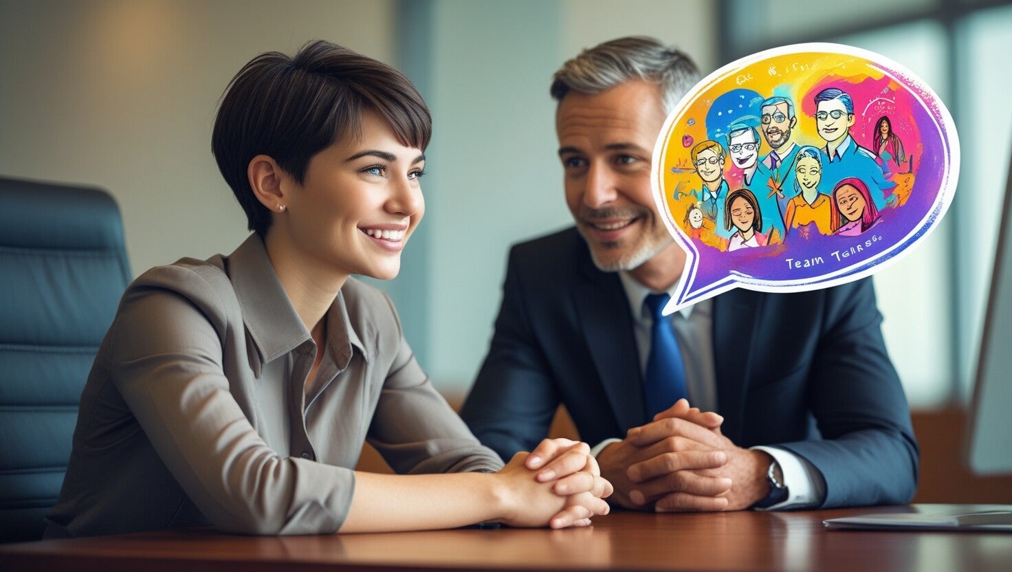 Illustration zum Artikel „Storytelling im Recruiting: So begeistern Unternehmen Bewerber:innen“